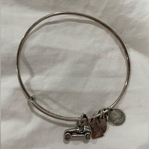 Alex and Ani // Silver Monopoly Car Charm Bracelet